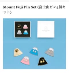 KAWS Mount Fuji Pin Set (富士山ピン4個セット)のサムネイル