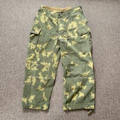 80's 旧ソ連軍 ベレスカ迷彩 ミリタリー カーゴパンツ ロシア軍 - メルカリ
