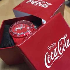 コカコーラCoca Cola 時計 赤のサムネイル