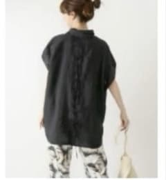 TICCA バックレースアップ フレンチシャツ ブラック 一回着用 - メルカリ