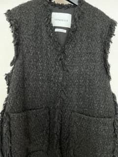 데파리에 트위드 프린지 지레