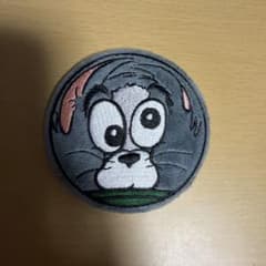 トムとジェリー 刺繍缶バッジ トムのサムネイル