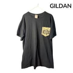 GILDAN ポケットTシャツ 刺繍モノグラム入りのサムネイル