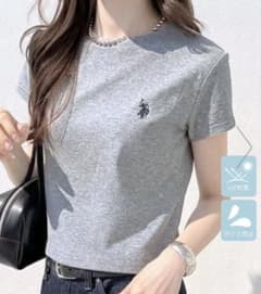 【新品未使用】U.S. POLO ASSN. Tシャツ グレー LLのサムネイル