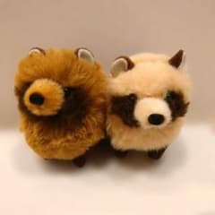 たぬぽんぽん LMC 2種セット マスコット たぬき ぬいぐるみ - メルカリ