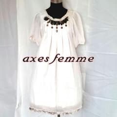 axes femme☆オリエンタルホワイトワンピのサムネイル