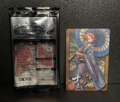 ワンピース キャラメルポップコーン ナミ 扉絵コレクション レアカード