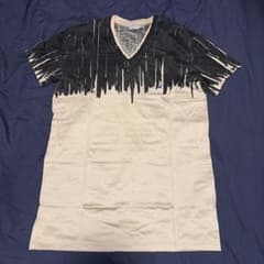Dior Homme VネックTシャツ ドリップペイント柄のサムネイル