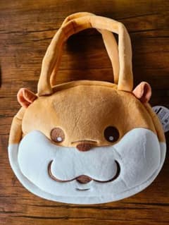 可愛い嘘のカワウソ ぬいふわトートバッグ