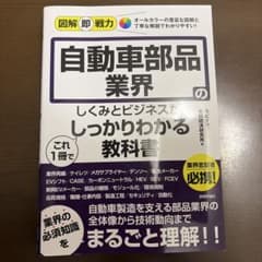 図解即戦力 自動車部品業界のしくみとビジネスがこれ1冊でしっかりわかる教科書のサムネイル