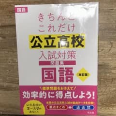 きちんとこれだけ 公立高校 入試対策 国語のサムネイル