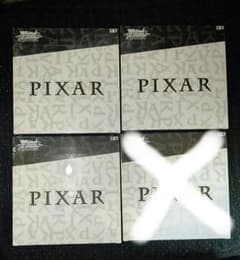 ヴァイスシュヴァルツ PIXAR  シュリンク付き 3BOXセット　未開封のサムネイル