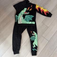 120cm ドラゴンプリントセットアップ☆のサムネイル