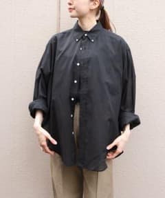 美品！THE SHINZONE SHEER DADDY SHIRT P0 黒 - メルカリ