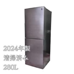 SHARP 冷蔵庫 2枚ドア SJ-PD28P-T 2024年 ブラウン - メルカリ