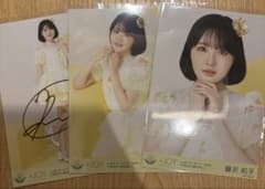 ≒JOY 藤沢莉子 生写真 コンプ 直筆サイン入り - メルカリ
