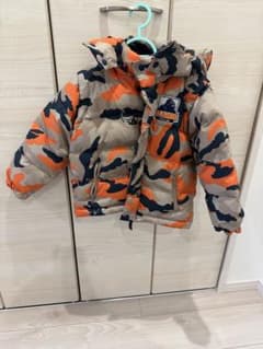 XLARGE キッズ ダウンコート オレンジカモのサムネイル