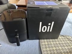 ノンフライヤーloil    黒 別売りレシピブック付きのサムネイル