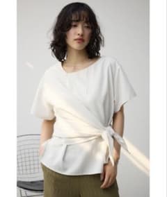 AZUL by moussy 2wayサイドタイブラウスのサムネイル