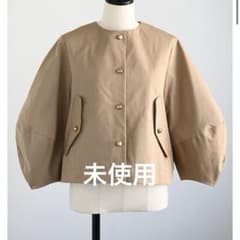 TREFLE+1 トレフルプラスワン プリーツチノジャケット - メルカリ