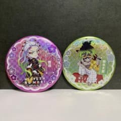 ニジゲンノモリ 鬼滅の刃 ネオン缶バッジ 2025 妓夫太郎 堕姫 セット