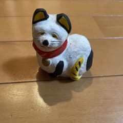 土人形 帖佐人形 座り猫 郷土玩具 民藝 伝統工芸品 - メルカリ