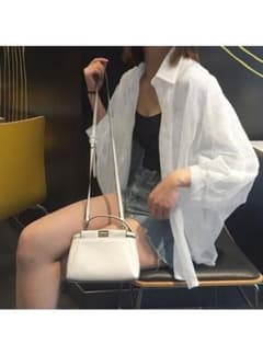 【新品未使用】GRL ボリュームスリーブガーゼシャツのサムネイル