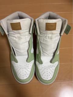 NIKE Dunk High パステルグリーン ホワイト スニーカーのサムネイル