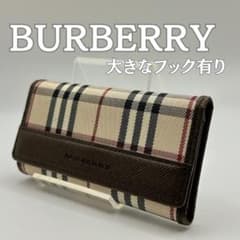BURBERRY バーバリー ノバチェック柄 5連キーケース シルバー金具