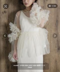 my shawty オケージョン チュール トップスと別メーカーワンピース