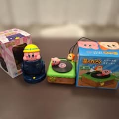 星のカービィ レコード風スピーカー　大砲扇風機セット