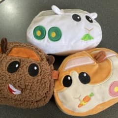 PUIPUI モルカー　ポテト&シロモ&ティディーのお人形ポーチのサムネイル