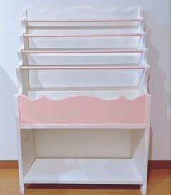 ヴィンテージ 本棚 ブックシェルフ ピンク ファンシー ベビー