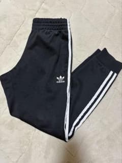 adidas トレフォイル ジャージ パンツ ブラックのサムネイル