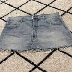 デニム ミニスカート カットオフのサムネイル