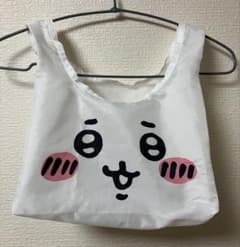 【ちいかわ　エコバッグ】弁当入れにお勧め　ボタン付きで小さく折り畳めます　送料込のサムネイル
