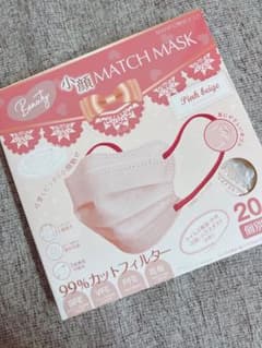 beauty小顔MATCHMASK ピンクベージュ バイカラーのサムネイル