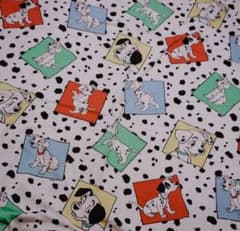 101匹わんちゃん　生地　シーツ　ヴィンテージ　ディズニーのサムネイル