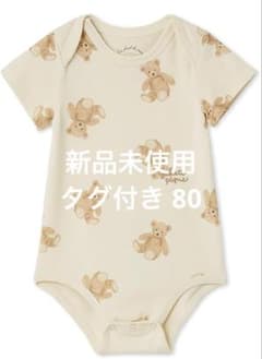 新品 gelato pique ベビー クマ柄 ロンパース ボディスーツ 80のサムネイル