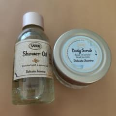 SABON シャワーオイル ボディスクラブ デリケート・ジャスミンのサムネイル