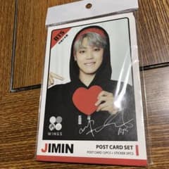 BTS Jimin ジミン　 サイン入り　公式　ポストカード BTS Jimin ジミン サイン入り 公式 ポストカード BTS Jimin ジミン