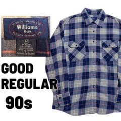 【西海岸系】Williams Bay ネイビーグレーチェック柄 プリネルのサムネイル