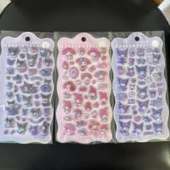 マイメロとクロミBONBON DROP キャラクターシール 3枚セットのサムネイル