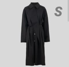 ♩美品♩ YONFAジェントルリラックスコート S 黒 - メルカリ