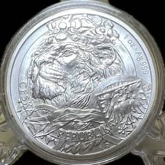 最新作 2025年 ニウエ チェコのライオン 百獣の王 1オンス銀貨 純銀 最新作 2025年 ニウエ チェコのライオン 百獣の王 1オンス銀貨 純銀