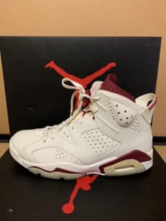 【明日朝まで値下げ】NIKE AIR JORDAN6 MAROON 27cmのサムネイル