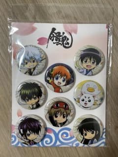 銀魂 キャラクター缶バッジ 8個セットのサムネイル