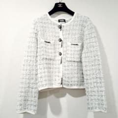 CHANEL UNIFORM ツイード ジャケットカーディガン 36のサムネイル