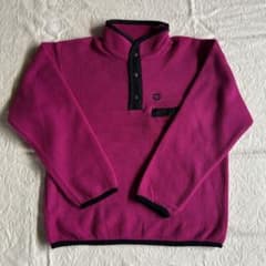 Jack Wolfskin フリース スナッププルオーバー ピンク　ヴィンテージのサムネイル