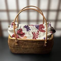 花柄かごバッグのサムネイル